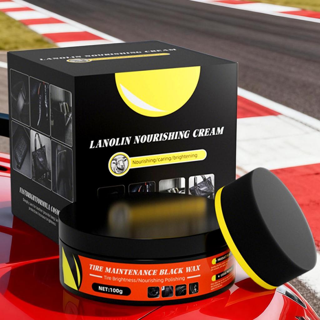 Car Tire Retreading Paste Blackening, Durability Cleaning, Wax Tire Maintenance, Waterproofing, Anti-aging, Retreading Wax
