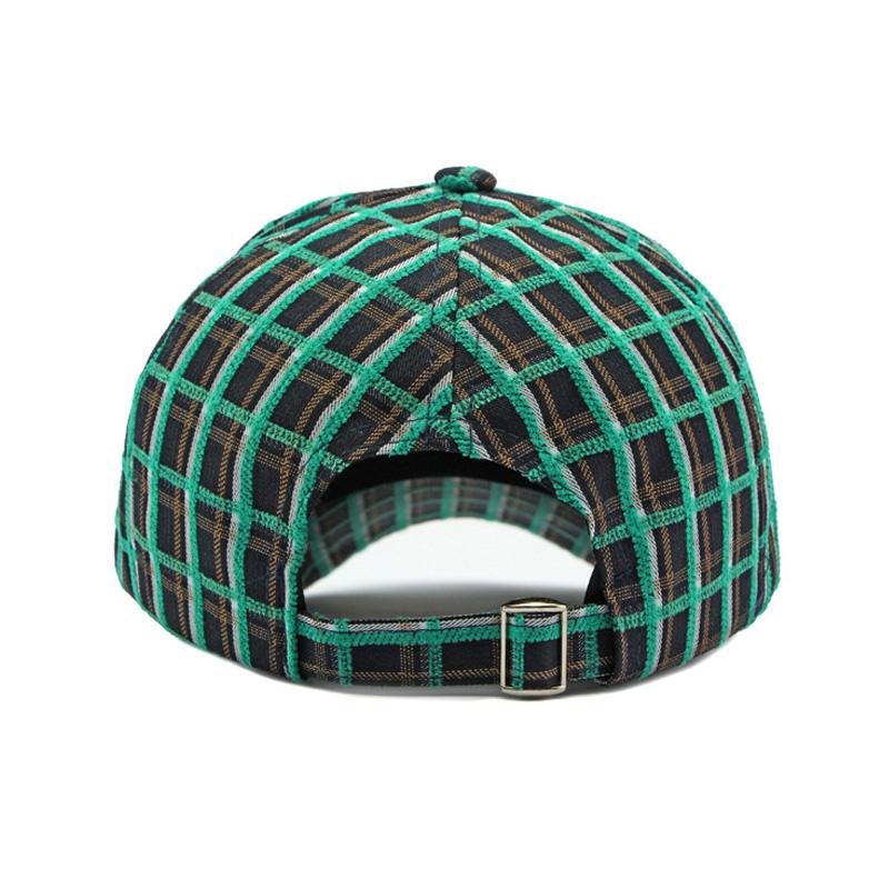 Gorra a cuadros para mujer, gorra de béisbol con protección solar para exteriores, gorra Snapback para hombre, sombreros con visera, sombrero de pesca, gorra de pico