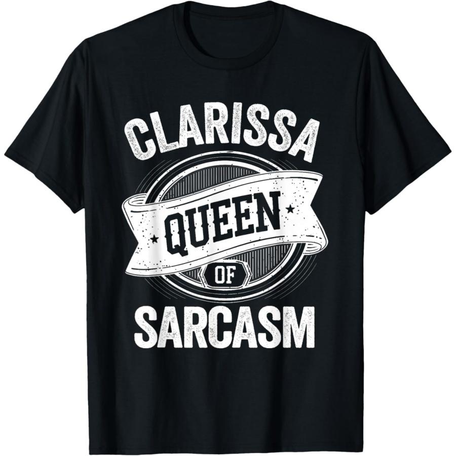 CLARISSA Милая Королева Сарказма CLARISSA Имя Футболка S