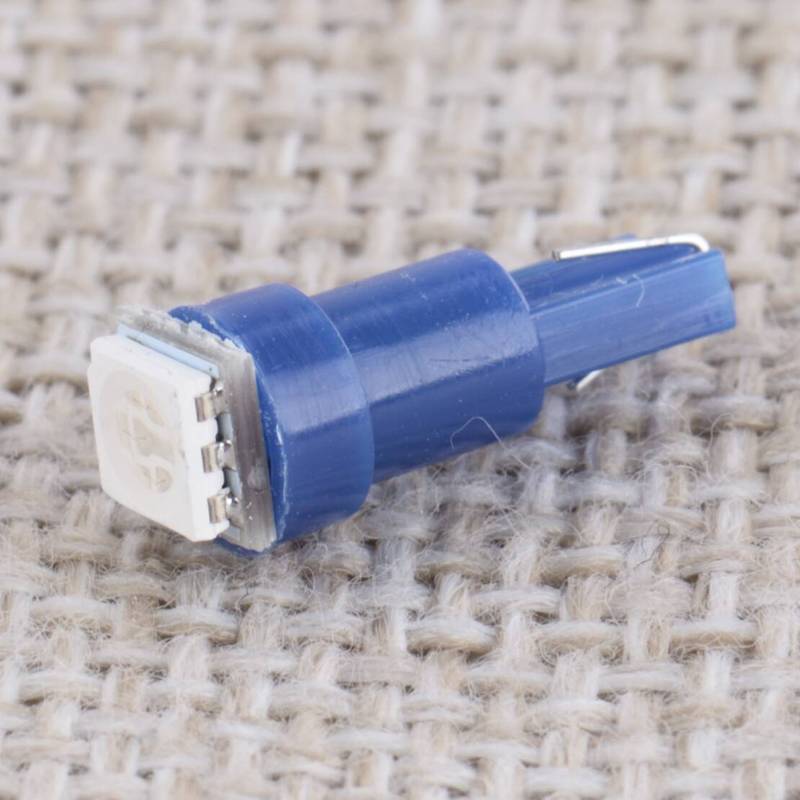 2pcs Ice Blue LED T5 Wedge Trument Cluster Light Bulb 12V Fit For Vauxhall Corsa D 1.0 1.2 1.4