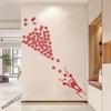 Xi Character Wedding Room Decoration Set: Bedroom and Door Stickers