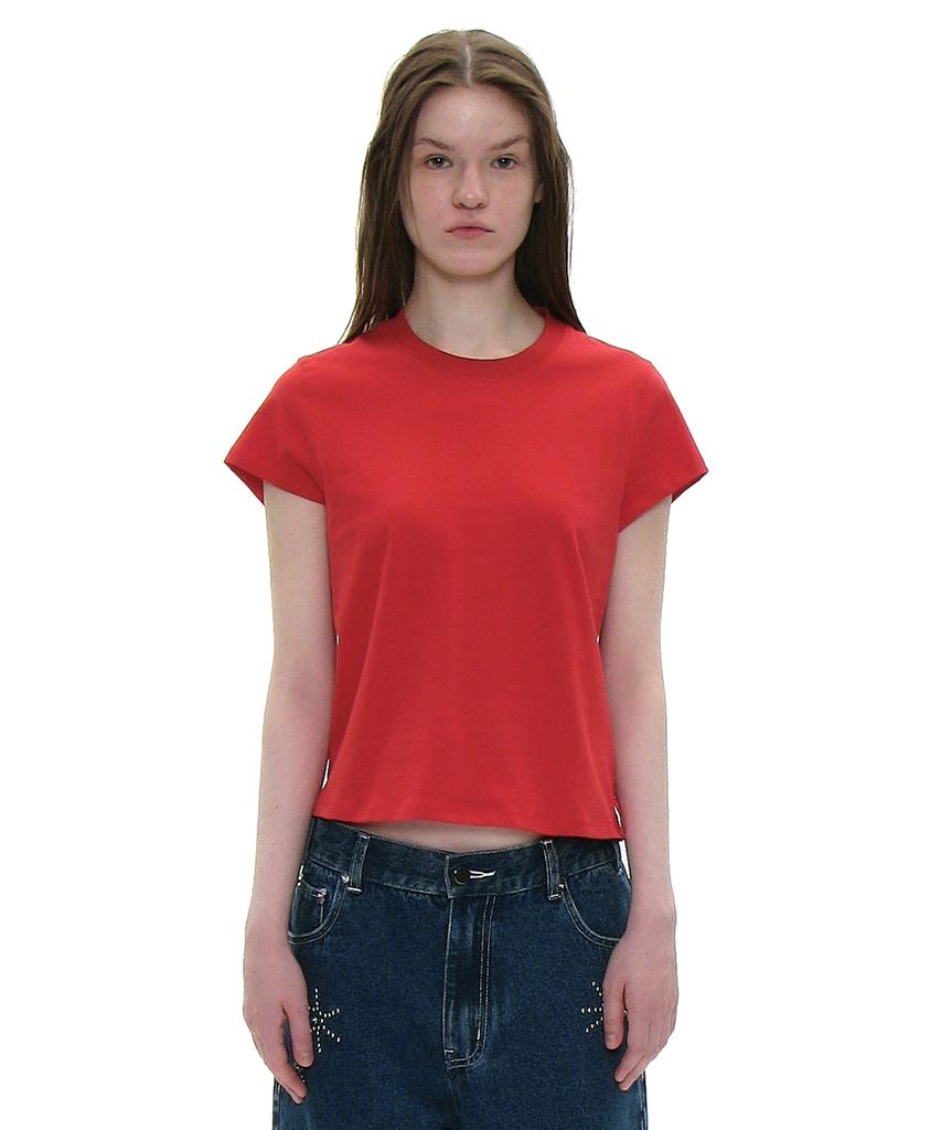 PARTIMENTO WOMEN Pwc Cotton Cap Sleeve Tee_6 Colors