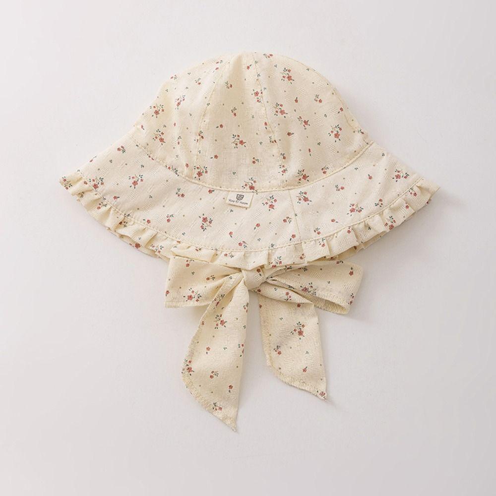 Korean Style Baby Hat Breathable Children Fisherman Hat Sunshade Hat Summer Kid Sun Cap  Girls