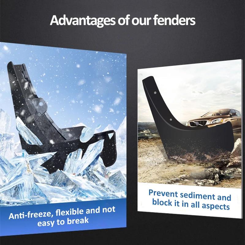 For BaoJun Yep Plus Accesorio 2025 2024 2026 Car Mudguard Parts Mudflap Tool Splash Fender Flare Cover Guard Auto Mud Accessorie