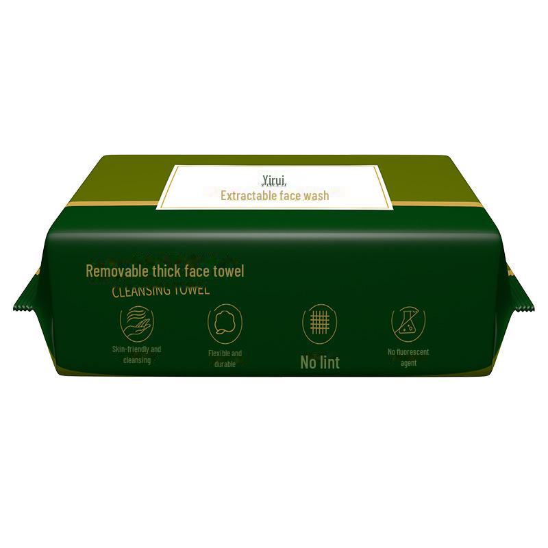 Removable Beauty Salon Face Wash Towel: Thick, Non-Linting, Soft Cotton, Dual Use (Dry & Wet)