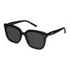 Gentle Monster Square Sunglasses With Inner Letter Logo Unisex Sunglasses Black DEAR-01