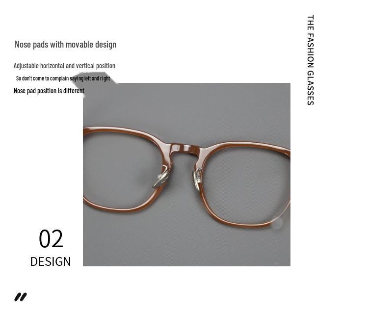 Vintage Ultralight Pure Titanium Full-Rim Eyeglass Frame, Unisex & Stylish, Comfortably Fits Prescription Lenses for Myopia.