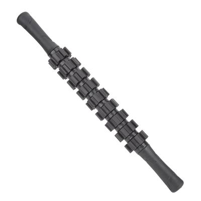 9 Gänge Sport Massage Roller Stick Yoga Fitness Muskelentspannung Workout Trainingsgerät Schwarz