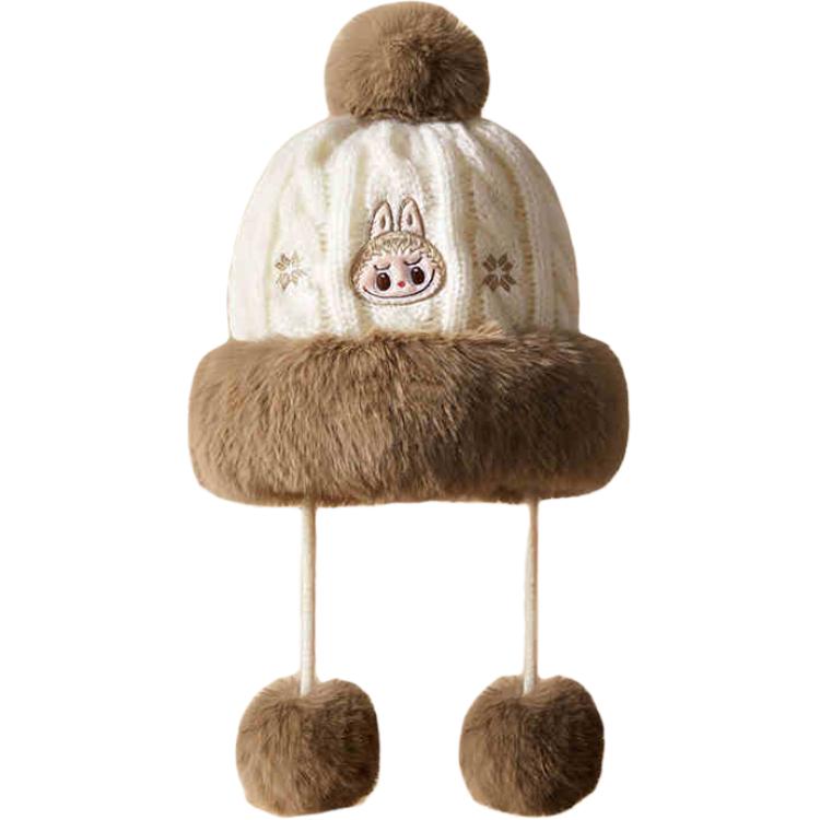 

Новая теплая коллекция POP MART Шапка-плюш LABUBU Тренд-товары PPMT-2411-0040 Plush Hat