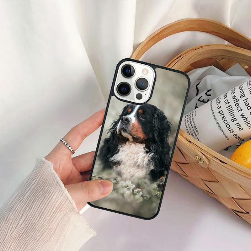 Bernese Mountain Dog Phone Case For iPhone 17 Air 16 15 14 11 12 13 Pro  MAX Plus coque Cover Shell