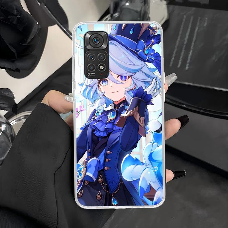 Genshin Impact Furina Phone Case for Xiaomi Redmi Note 13 12S 12 11S 14 11E Pro Plus 11 10 10S 9 9S 8 8T 5G Soft Silicone Cover
