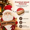 2D Flat Holiday Party Decorations Lightweight Solid Wood Wall Hanging Decor  Home Decor