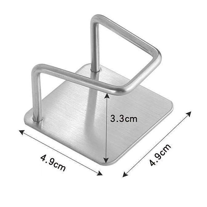 1/2/3PCS Kitchen Organizer Sponge Holder Soap Rack Self Adhesive Sink Drain Drying Stainless Steel Wall Storage Hook Accessories