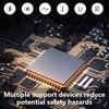 4 Bay Smart Charger For Rechargeable Lithium Batteries Compatibility with 18650 26650 21700 10400 14500 16340 18490
