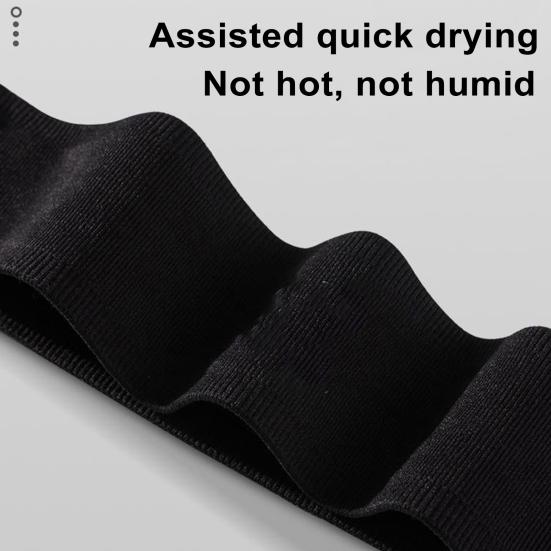 2Pcs Workout Headbands Super Soft Non-slip High Elastic Solid Color Running Jogging Sports Sweatbands