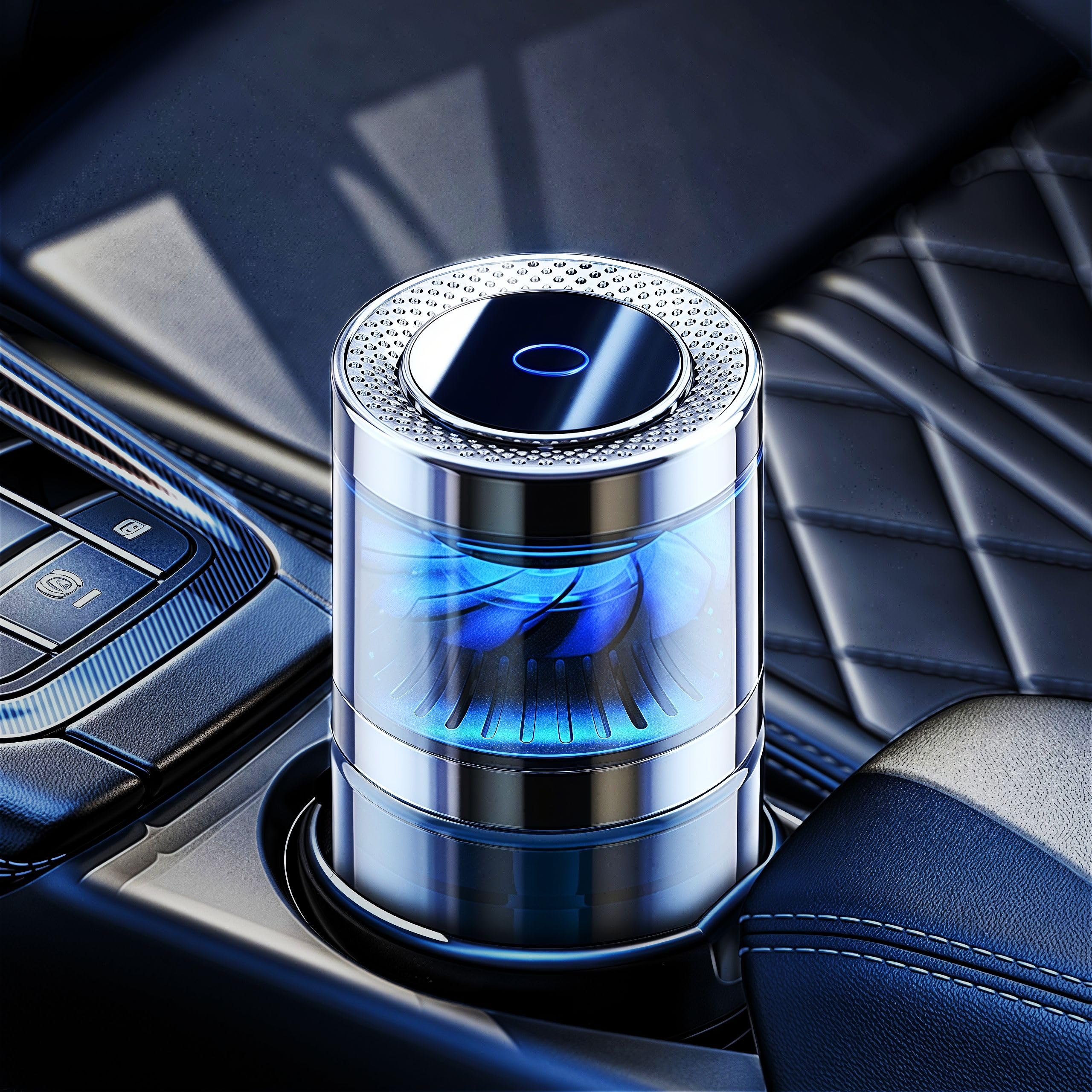 

Легкий 160 мл Экстра Новый для 2025 FLIRVA Автомобильный дезодорирующий аромадиффузор Автоматический Белый мускус CF4 Настольный Автомобильный освежитель воздуха для и Комнат [Синий]