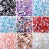 45g/Bag Mixed Shape Acrylic Beads Same Color Series UV Color Plated Loose Bead for Handmade Bracelets Necklace Key Phone Lanyard