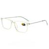 2026 New Fashionable HD Square Frame Women's Reading Glasses Ultra Light Neutral High Quality Luxury Anti Blue Light Glasses
