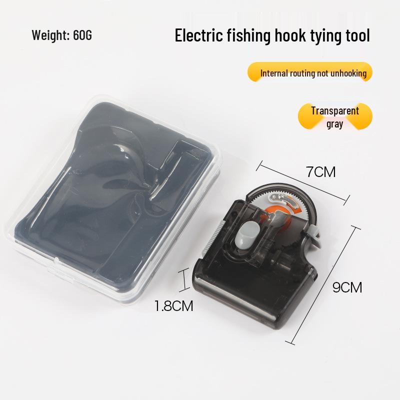 Automatic Electric Fishing Hook Tying Tool for Effortless Fishing Gear Setup
