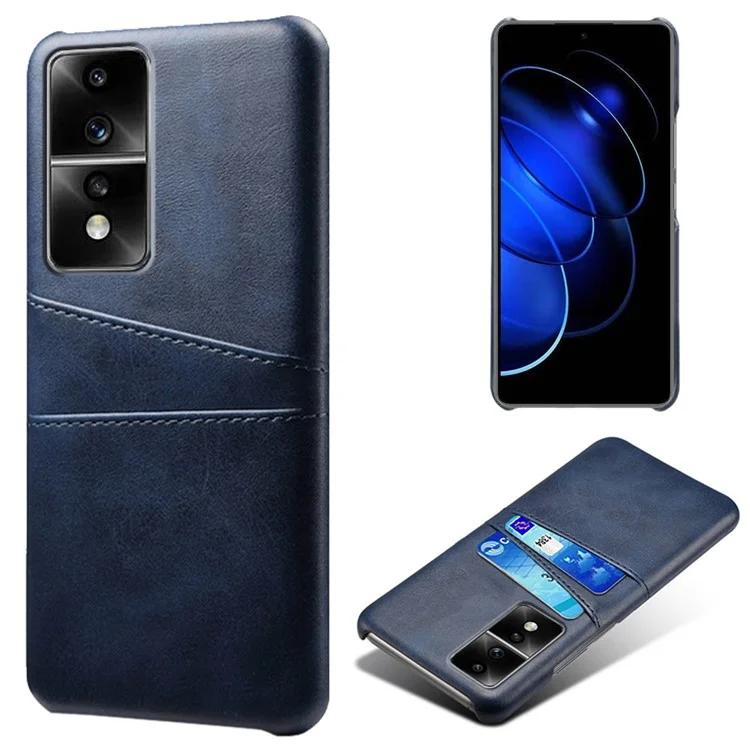 Dual Card Slots Phone Cover for Honor 80 GT 5G PU Leather Coated PC Phone Case