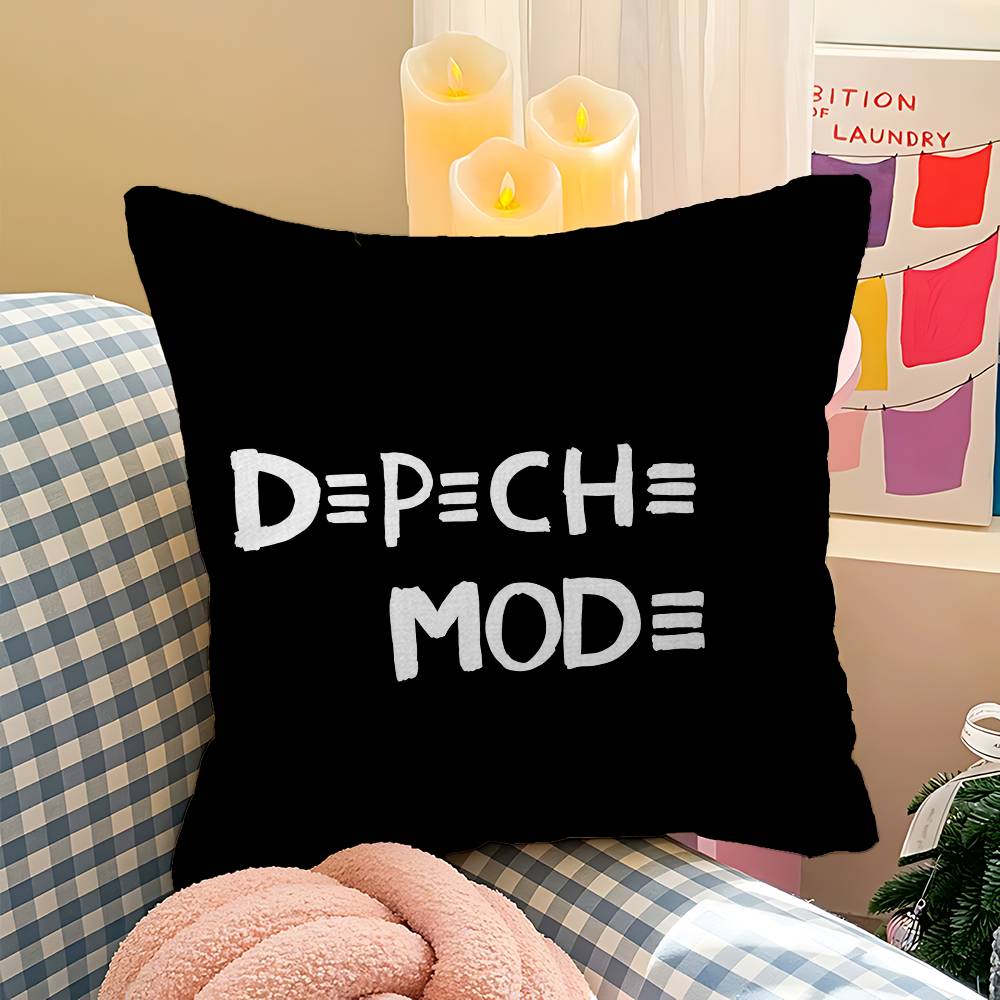 Electronic Rock D-Depeche Cushion Cover Polyester Sofa Cushions Decorative Throw Pillows Home Decoration Pillowcover