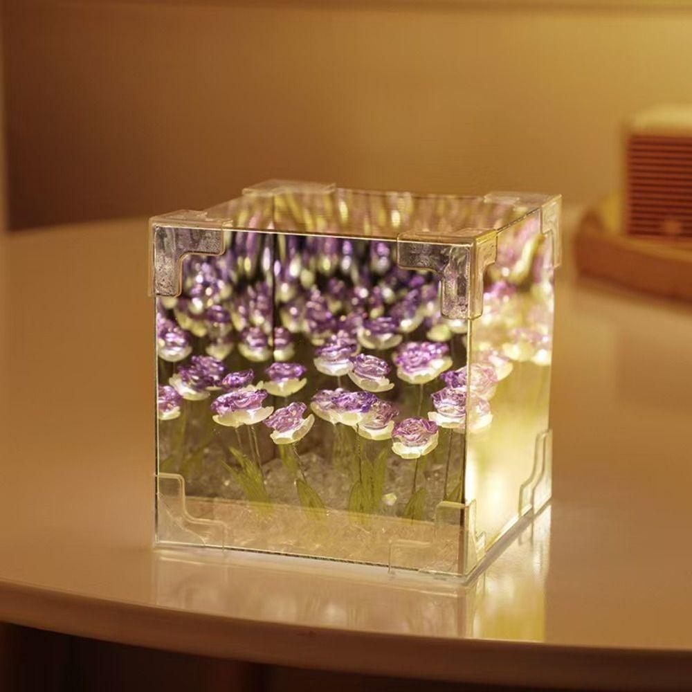 Desktop Decoration Cube Night Light DIY Material Atmosphere Lamp  Living Room