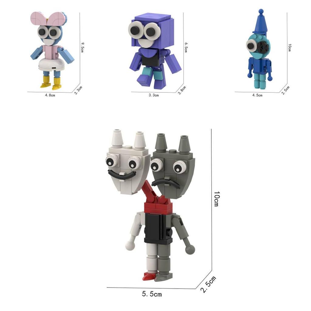 Dandy World Assembleable Building Blocks Model Colorful Sunflower Figurine Home Decor