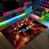 The Clash Design Crystal Velvet Carpet Cozy Non?Slip Printed Rug For Bedroom Living Room Entrance