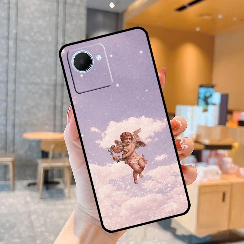 Cartoon Angel Baby Printing Case For Realme C55 C33 C31 C35 C30 C11 C15 C25s C21Y GT Neo 5 3T 2T 8 9 10 11 Pro Plus