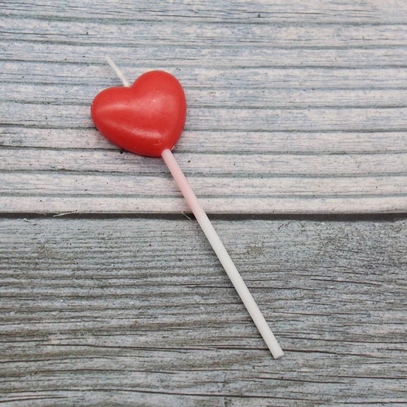 New Red Small Love Shape Birthday Candle Wedding Party Decoration Valentine's Day Confession Heart Candle