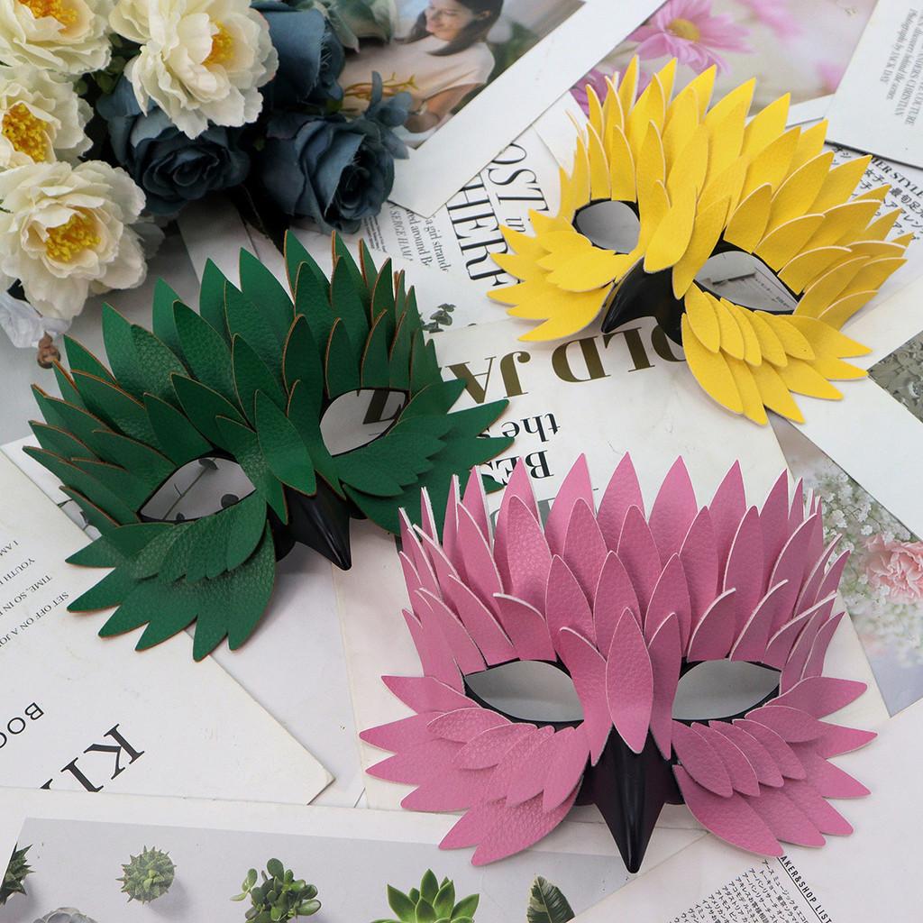 Eulen-Halloween-Maske mit DIY-Design für Kostümpartys und Festivals