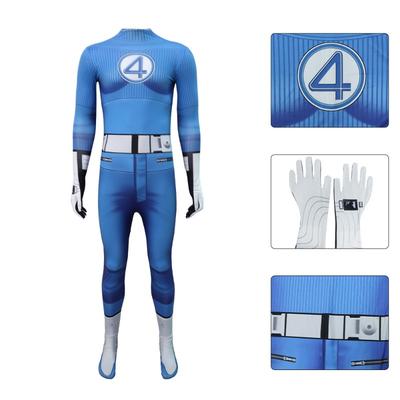 Halloween Costume Fantastic Four Invisible Woman Thunderbolt Mr. Fantastic Costume Onesie