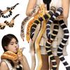 Stuffed Animal Boa Snake Plush Doll Realistic Snake Stuffed Toy Simulation Snakes Plushie Pet Toys