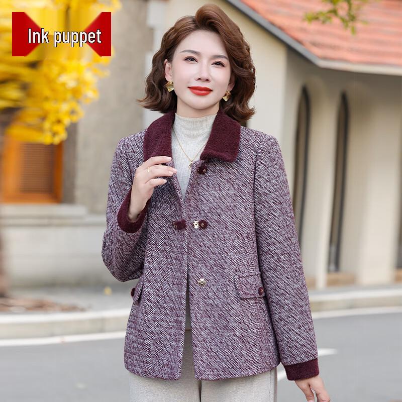 Men s Loose Fit Turn-Down Collar Single-Breasted Jacket 5XL