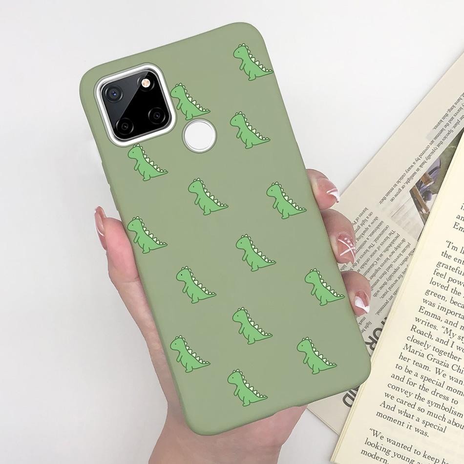 For OPPO Realme C25 C25S C25Y Case Cartoon Soft Silicone Matte Shockproof Phone Back Cover For Realme C 25 S Y Capa Funda Coque