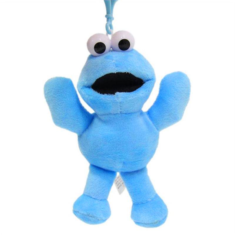 Adorable Sesame Street Cookie Monster Soft Plush Ornament Dolls For Kids Gifts