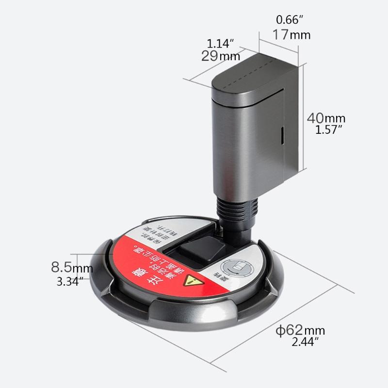 Zinc Alloy Push Type Door Stopper Mechanical Fixed Door Holder Door Hardware