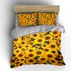 Sunflower Pattern Three-Piece Set Multiple Sizes Kid'S And Adults' Bedroom Exquisite 3Pc Bedding Set, Gift