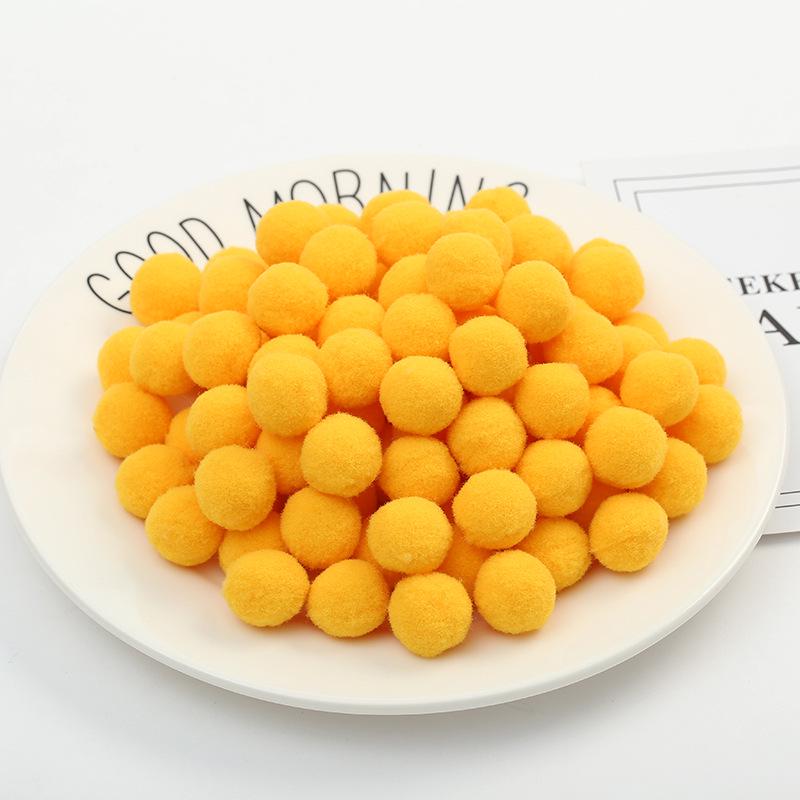 In Stock: High Elasticity Fluffy Polyester Hairball for DIY Handmade Clothing Accessories