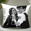 1 customized photo personalized portrait pillowcase 18x18 inch short plush cushion cover with zipper closure, single-sided print
