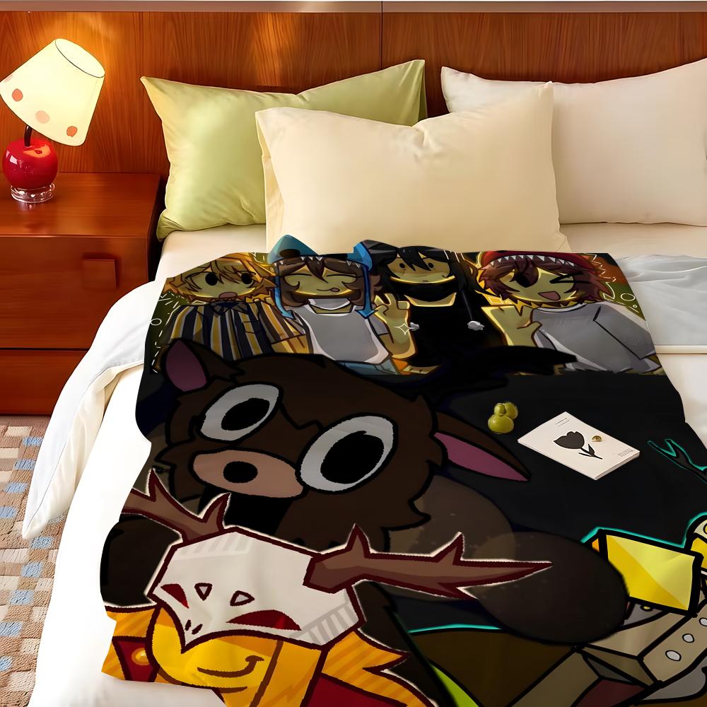 Art N-Nights I-Im W-Wald-tt Wurf Flanell-Kuscheldecke, Leicht Gemütlich, Strapazierfähig Waschbar niedlich Cool