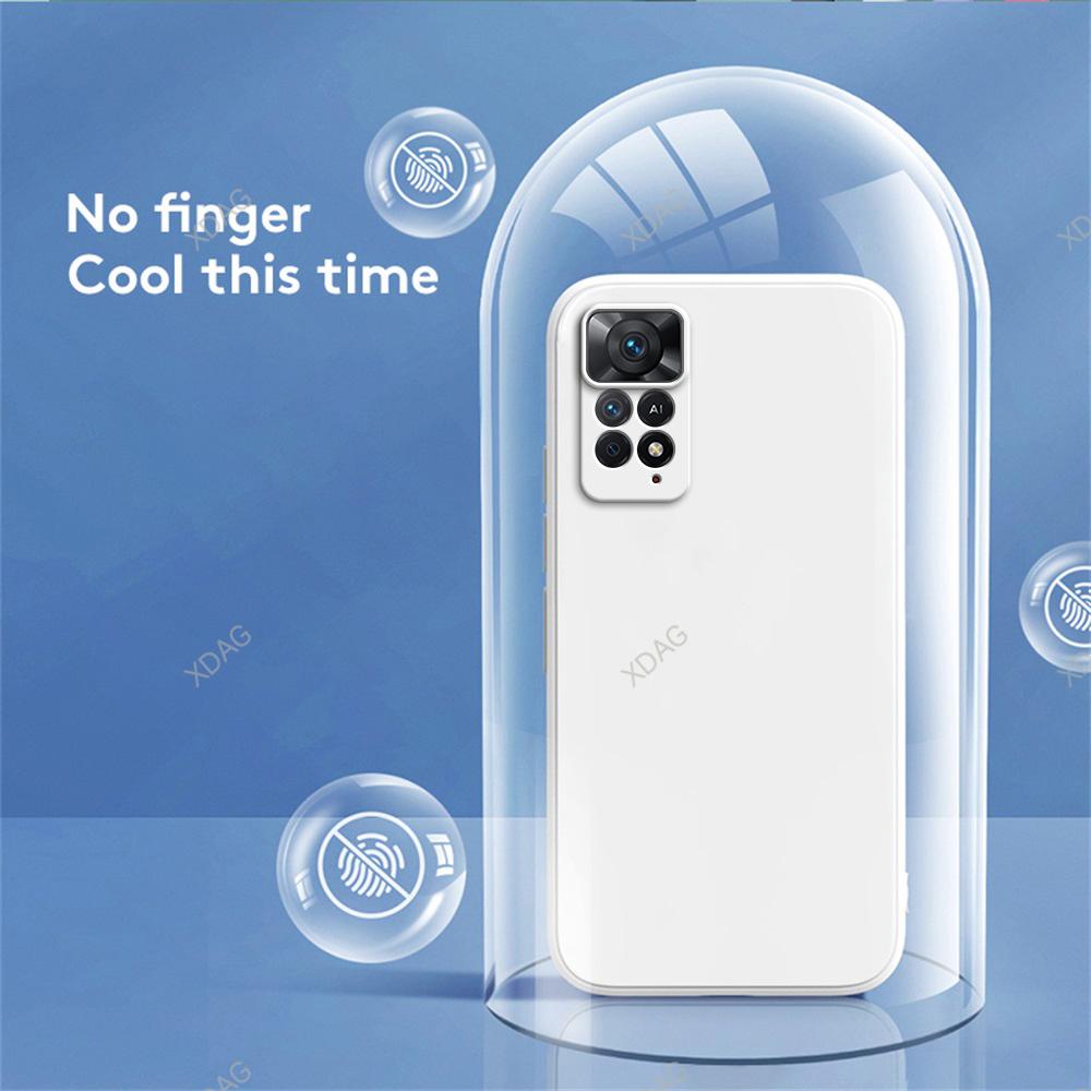 Pure Color Phone Case for Xiaomi Redmi Note11 Note 11 11E 11T 11Pro Pro Plus Pro+ 11S 11SE 4G 5G Soft Liquid Silicone Back Cover