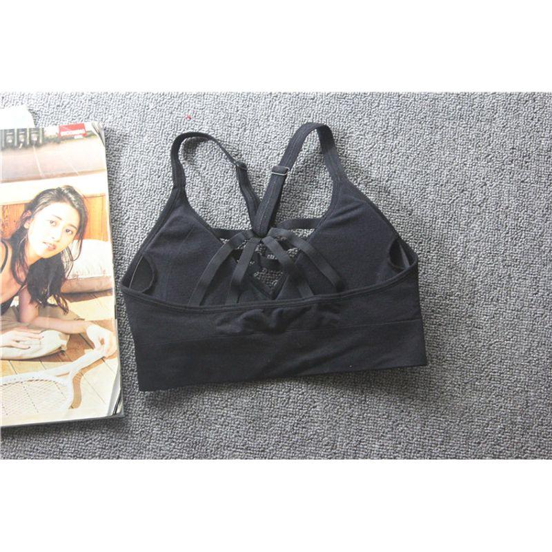 European and American-Style Top Cross V-neck Bra Sports Underwear