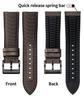 [BINLUN] Nylon Silicone Watch Strap 18mm 19mm 20mm 21mm 22mm Quick Release Canvas and Rubber Hybrid Strap Replacement Watch Band for Men and Women 9 C