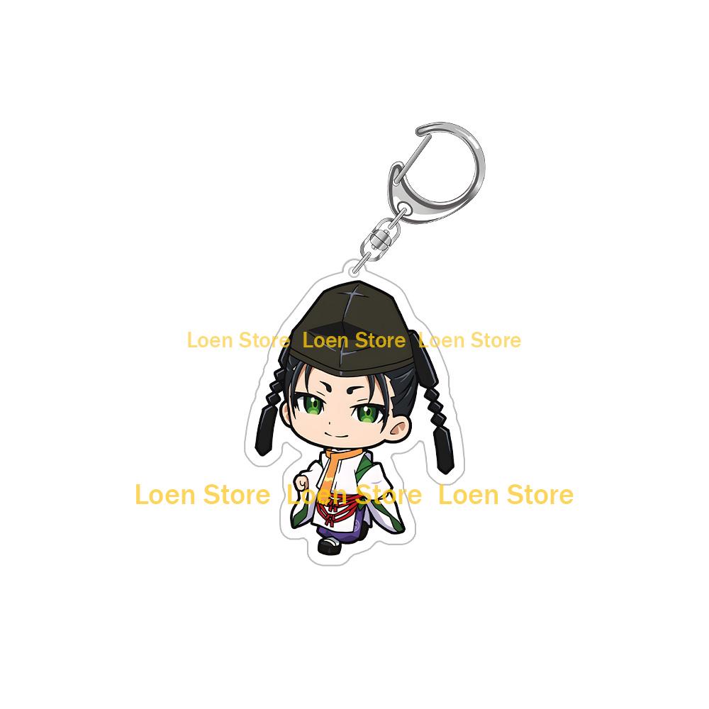 The Elusive Samurai Hojo Tokiyuki Mochizuki Ayako Shizuku Suwa Yorishige Sasaki Mima Chibi Anime Acrylic Keychain Bag Pendant
