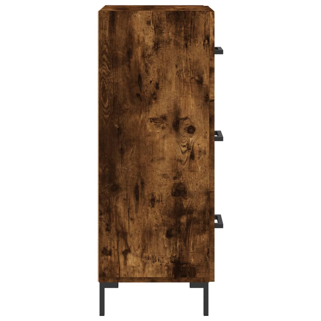 Sideboard Smoked Oak 34.5 x 34 x 90 cm Wood Based Panel