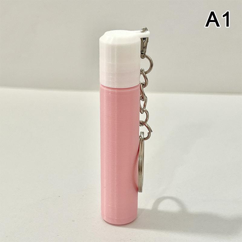 

Коробка для хранения ватных палочек Маленький контейнер для хранения с брелоком Портативная зубочистка Аптечка Пластиковый держатель для сигарет Сумка Подвеска