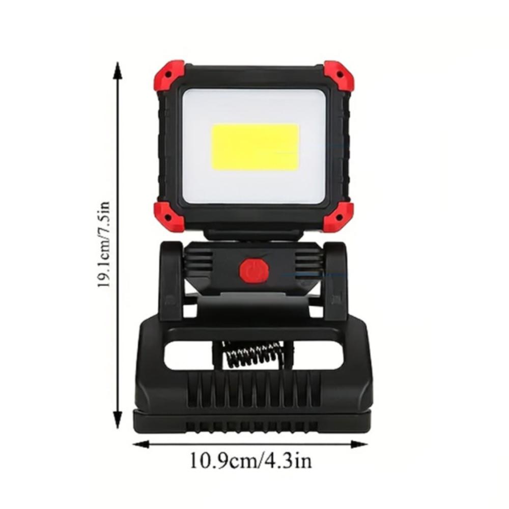 Cordless Rechargeable Work Light Super Bright COB Work Light Portable Work Light Car Repair чёрный