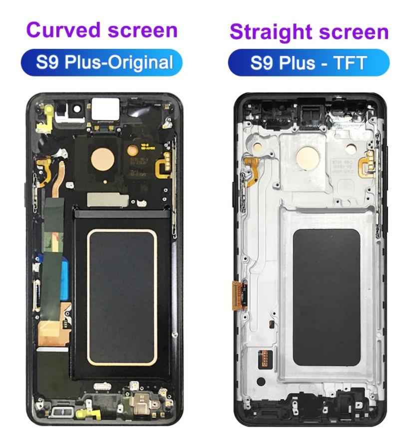 LCD-Display+Rahmen Kompatibel Samsung S9 Plus S9+ G965 TFT