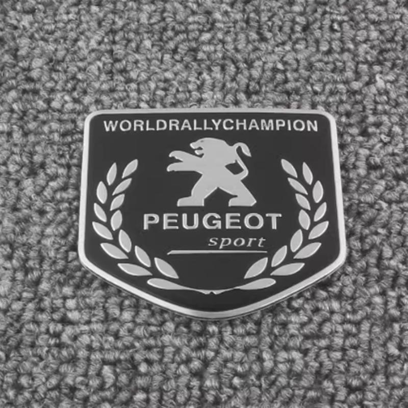 Car Emblem Sticker Accessories For Peugeot 206 307 308 207 3008 208 407 508 2008 5008 301 406 408 607 4008 Rifter RCZ Citroen DS